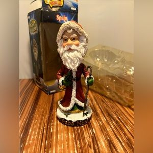 NECA Santas Around The World Bobblehead Spain Head Knockers - New In Box